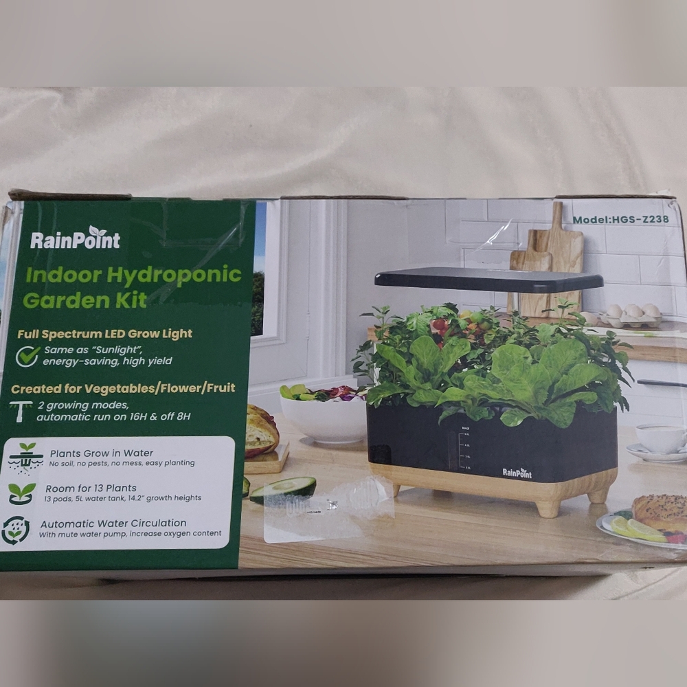Rainpoint Hydroponic Indoor Vegetable And Herb Garden Planter - Picture 11 of 11